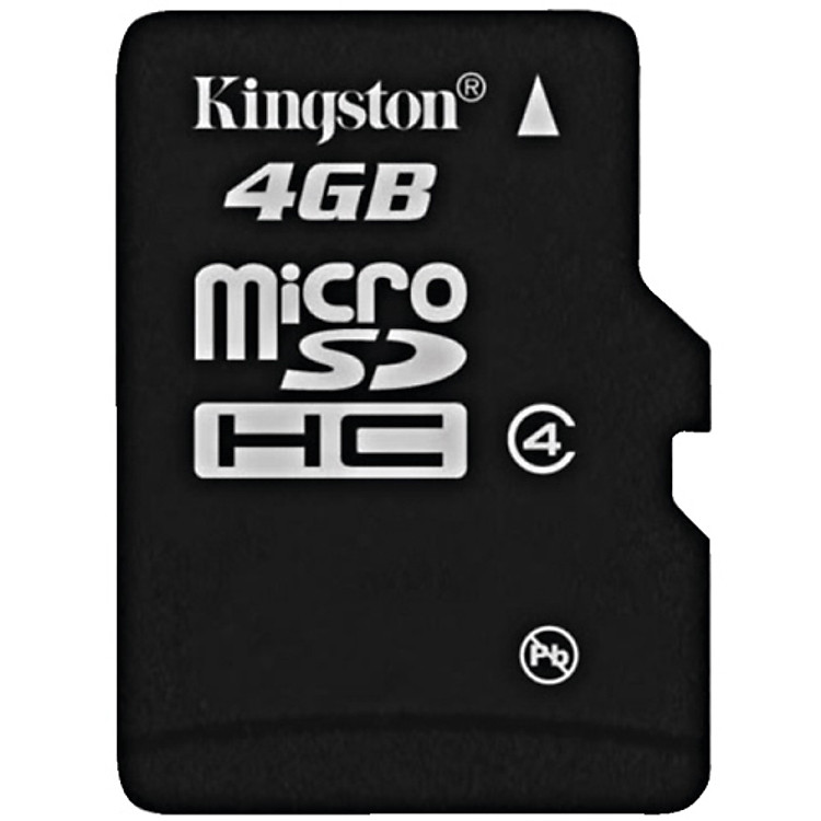 Thẻ Nhớ Micro SD Kingston 4GB Class 4 - Hàng Chính Hãng