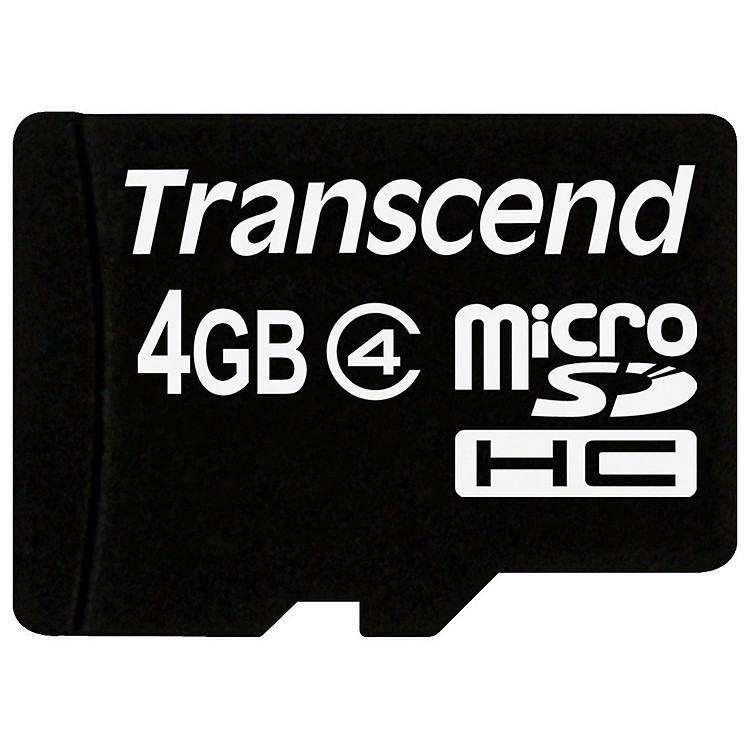 Thẻ Nhớ Micro SD Transcend 4GB Class 4 - Hàng Chính Hãng