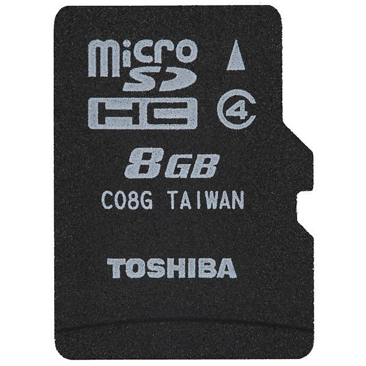 Thẻ Nhớ Micro SD Toshiba 8GB Class 4 - Hàng Chính Hãng