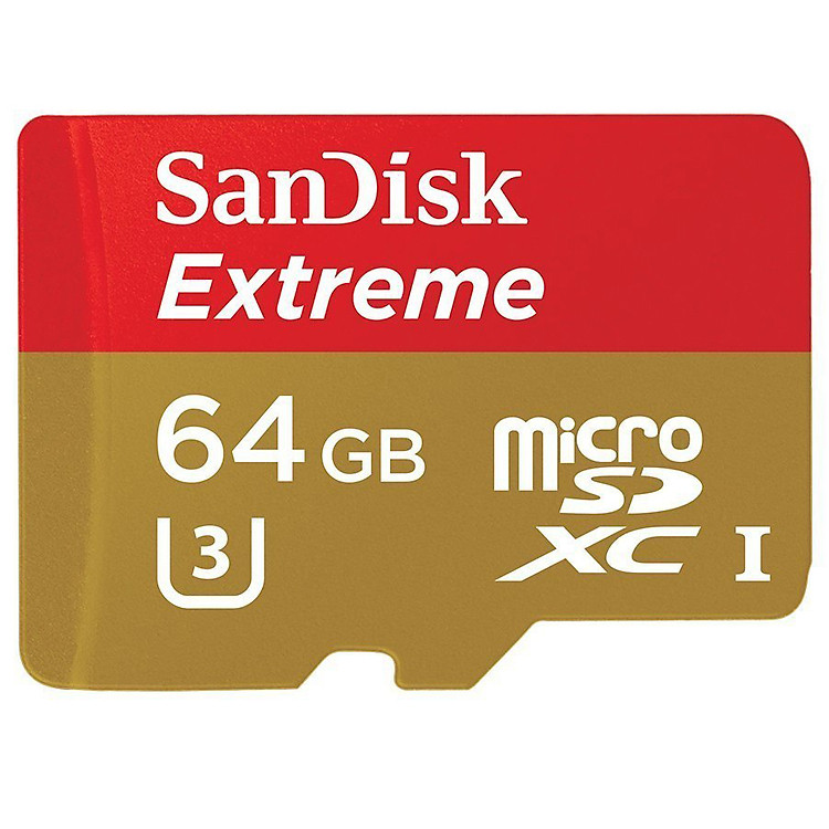 Thẻ Nhớ Micro SD Extreme Sandisk 64GB Class 10 - up to 60MB/s - Hàng chính hãng