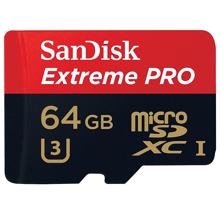 Thẻ Nhớ microSDXC SanDisk Extreme PRO 64GB UHS-I/U3 - 95MB/s - Hàng Chính Hãng