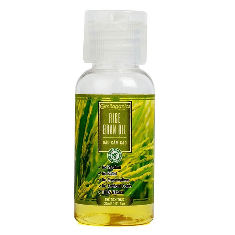 Dầu Cám Gạo Milaganics (30ml)