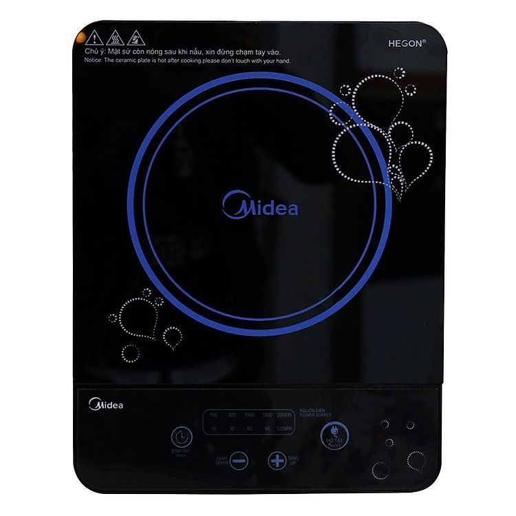 Bếp Hồng Ngoại Midea MIR-B2015DD - Đen - Hàng chính hãng