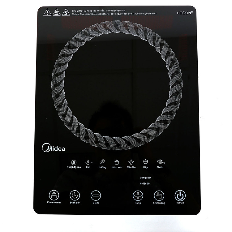 Bếp Hồng Ngoại Midea MIR-T2015DC - Đen - Hàng chính hãng