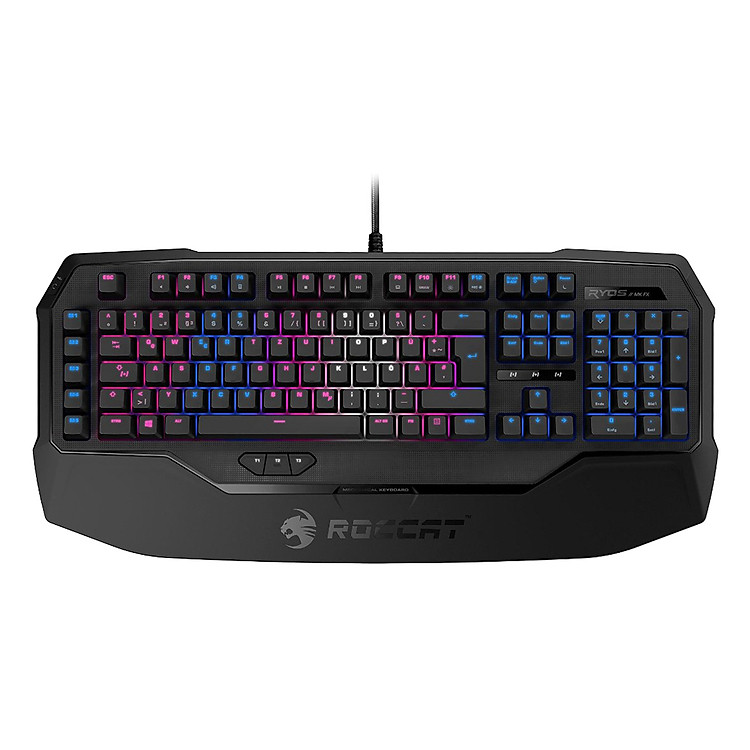 Bàn Phím Cơ Có Dây Roccat Ryos MK FX RGB Brown Switch Full-size - Hàng Chính Hãng