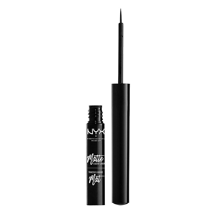 Kẻ Mắt Nước Lì NYX Professional Makeup Matte Liquid Liner - Black (2ml) - MLL01