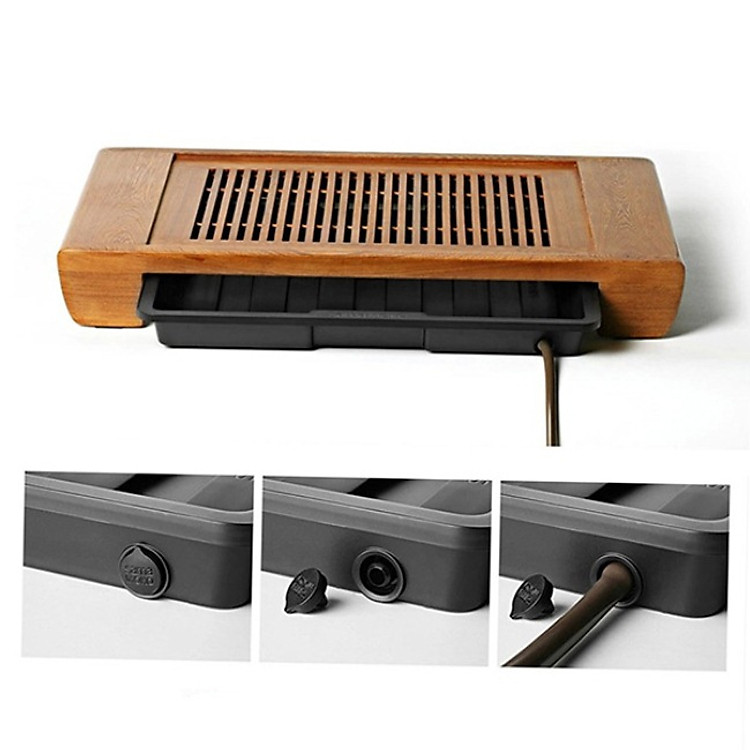 Bàn Trà Gỗ Mun Châu Phi MO22 Samadoyo - Nâu