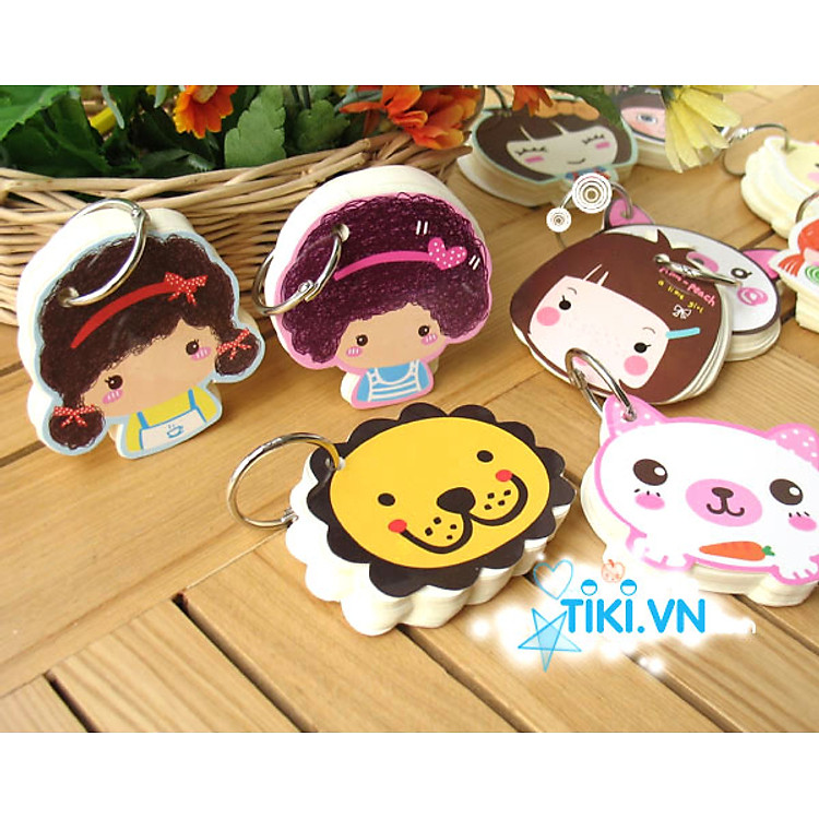 Giấy Note Móc Khóa Kute