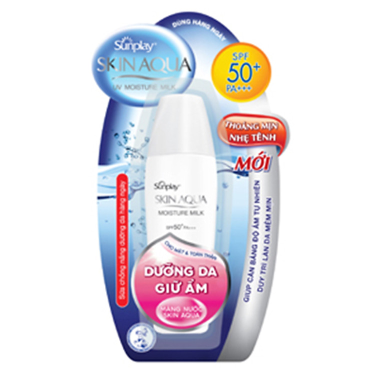 Sữa Chống Nắng Rohto Sunplay Skin Aqua Moisture SPF50 - 30g