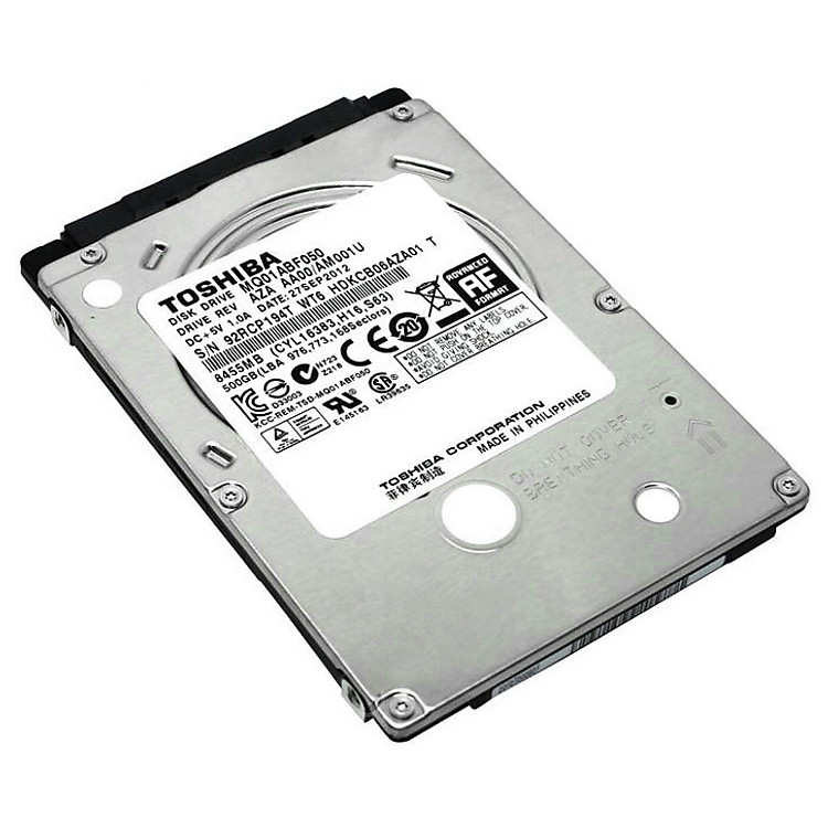 Ổ Cứng Laptop Toshiba 500GB/8MB/5400/7mm - MQ01ABF050M - Hàng chính hãng
