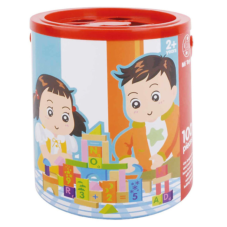 Đồ Chơi Gỗ Ráp Hình Pháo Đài Màu Sắc Mitoy MT2203