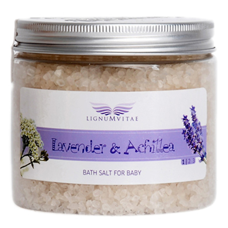 Muối Khoáng Tắm Trẻ Em Lignum Vitae Hoa Oải Hương (500g)