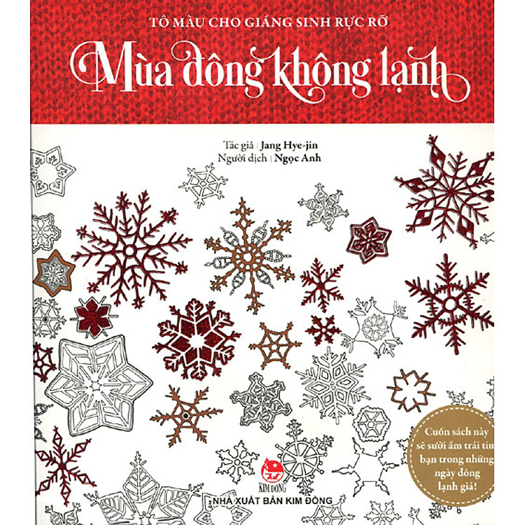 Sách Tô Màu Cho Giáng Sinh Rực Rỡ - Mùa Đông Không Lạnh