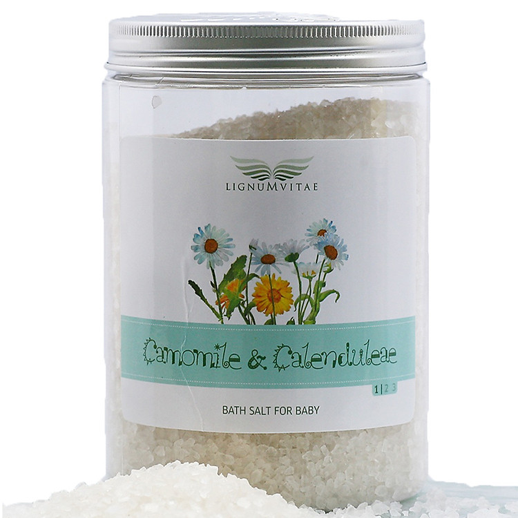 Muối Khoáng Tắm Trẻ Em Lignum Vitae Cúc La Mã (1kg)