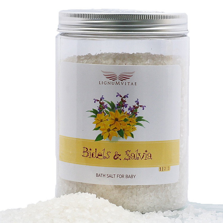 Muối Khoáng Tắm Trẻ Em Lignum Vitae Hương Xuyến Chi & Xô Thơm (1kg)