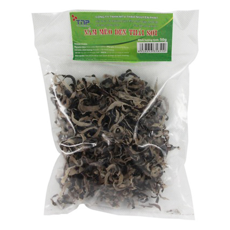 Nấm Mèo Đen Thái Sợi TNP - Gói 50g