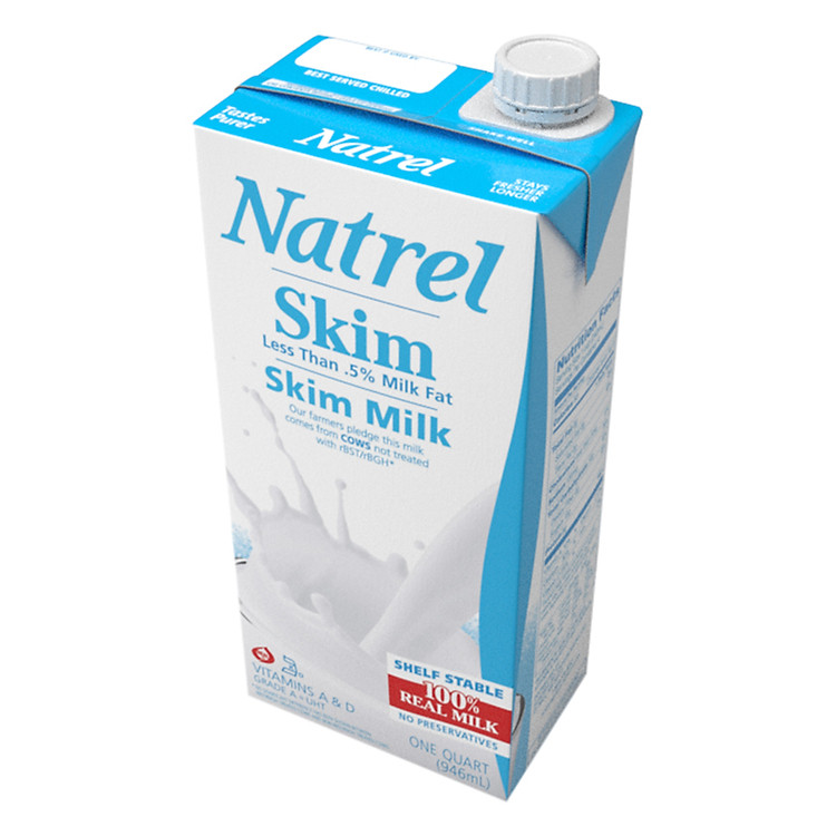 Sữa Tiệt Trùng Natrel Tách Béo Skim Milk (946ml)
