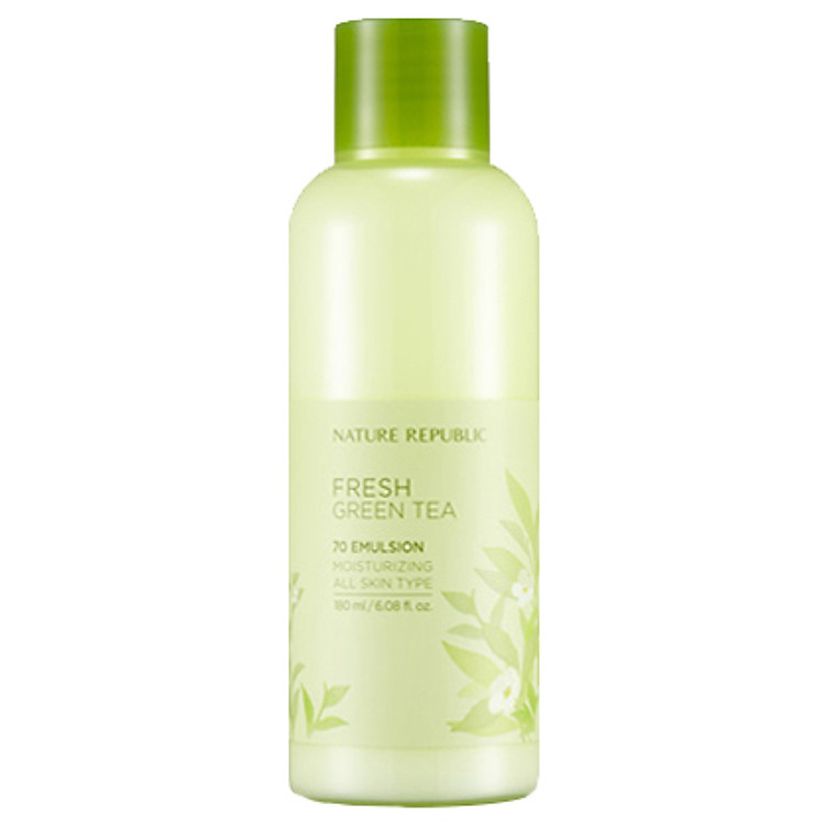 Sữa Dưỡng Tinh Chất Trà Xanh Nature Republic Fresh Green Tea 70 Emulsion (180ml)