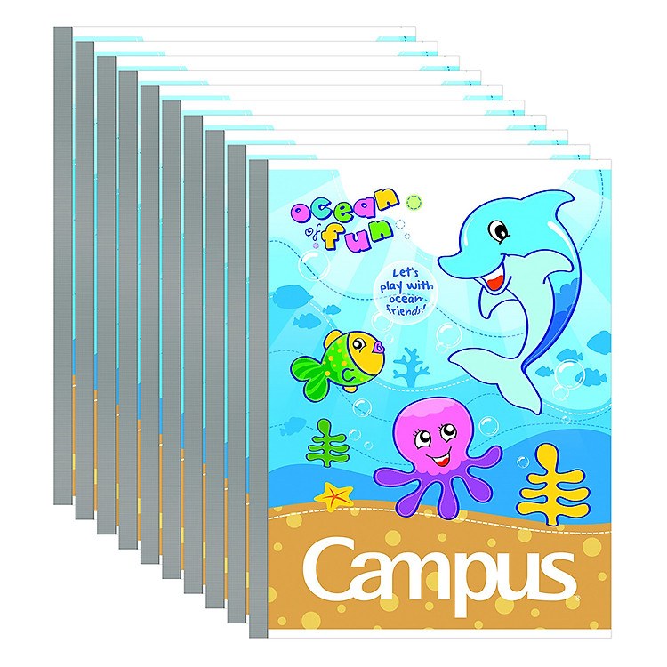 Lốc 10 Cuốn Tập 4 Ô Ly Campus A5 Have Fun (96 Trang)