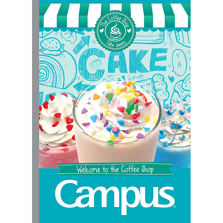 Tập Kẻ Ngang Campus B5 Coffee Shop (120 Trang)