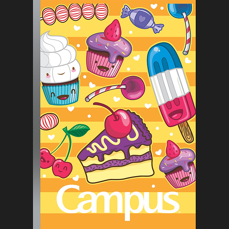 Tập Kẻ Ngang Campus B5 Food (120 Trang)