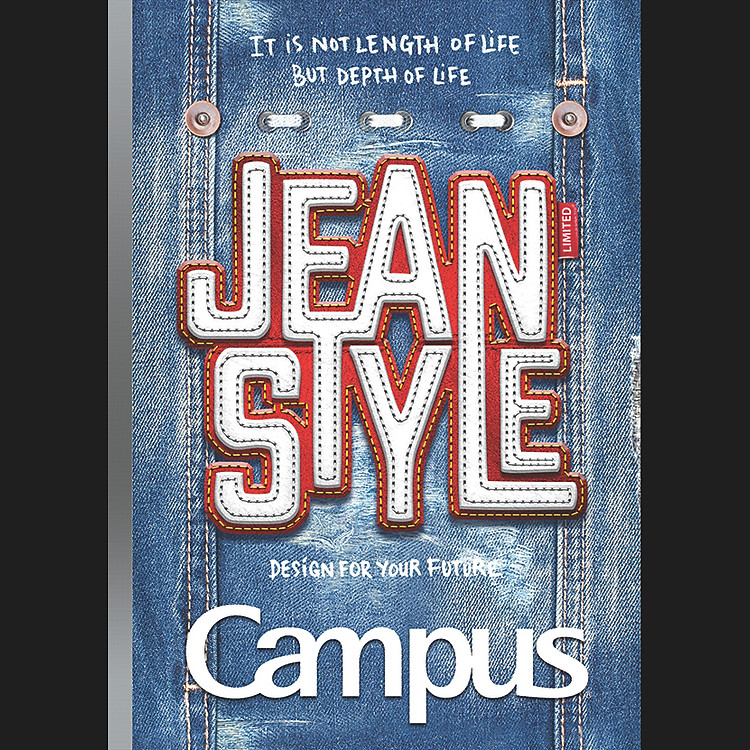 Tập Kẻ Ngang Campus B5 Jean (120 Trang)