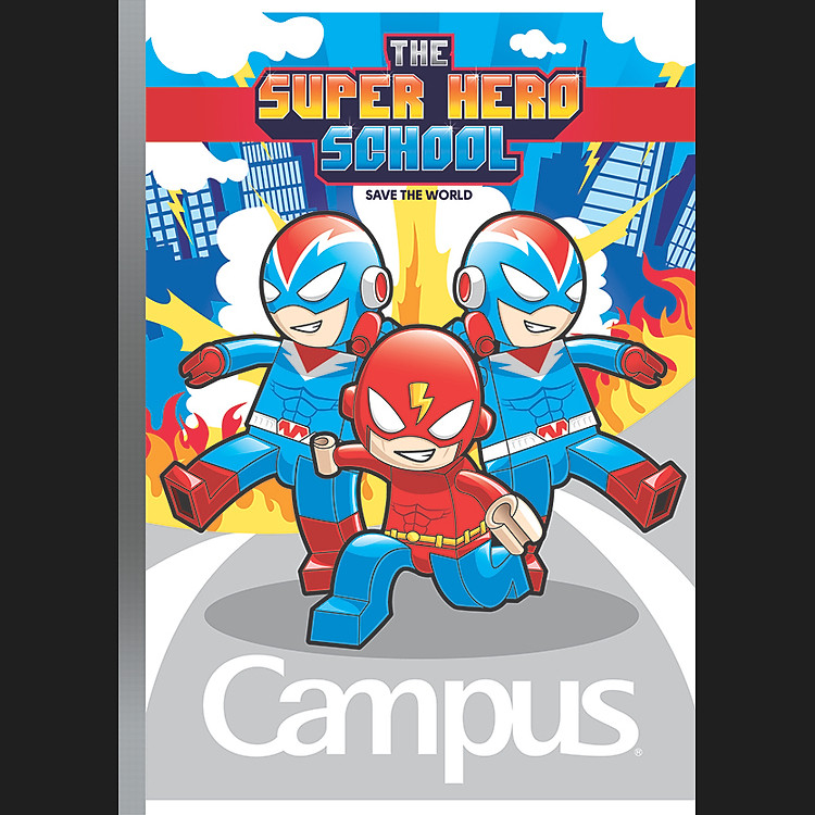 Tập Campus Super Hero School (48 Trang)