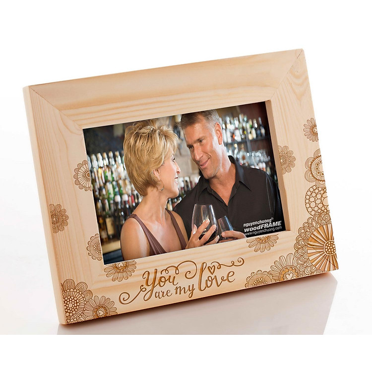 Khung Hình Khắc Laser Tình Yêu (13x18 cm) - Mẫu 6