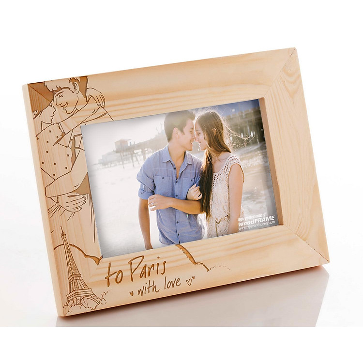 Khung Hình Khắc Laser Tình Yêu (13x18cm) - Mẫu 07