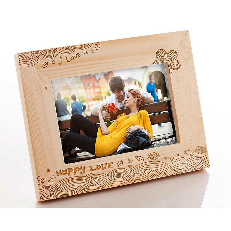 Khung Hình Khắc Laser Tình Yêu (13x18cm) - Mẫu 08