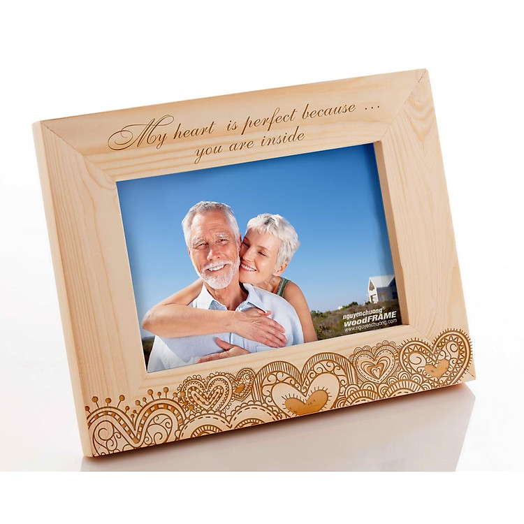 Khung Hình Khắc Laser Tình Yêu (13x18cm) - Mẫu 09