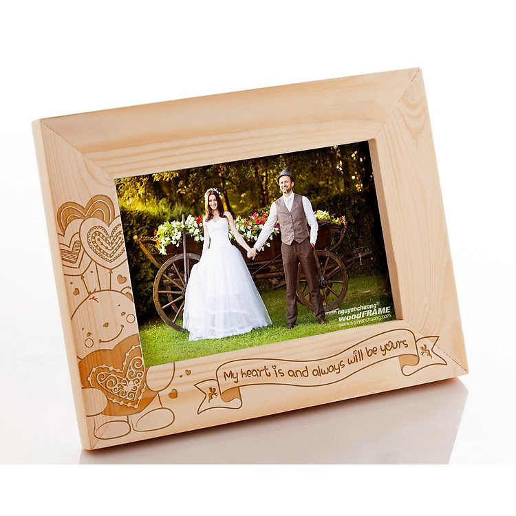 Khung Hình Khắc Laser Tình Yêu (13x18cm) - Mẫu 11