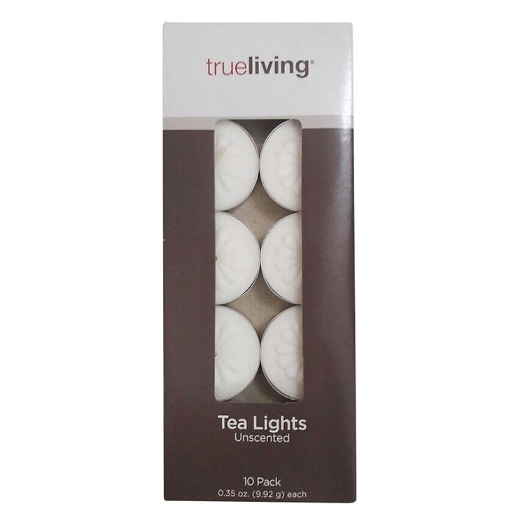 Nến Tealight Milaganics 10 Viên - Trắng