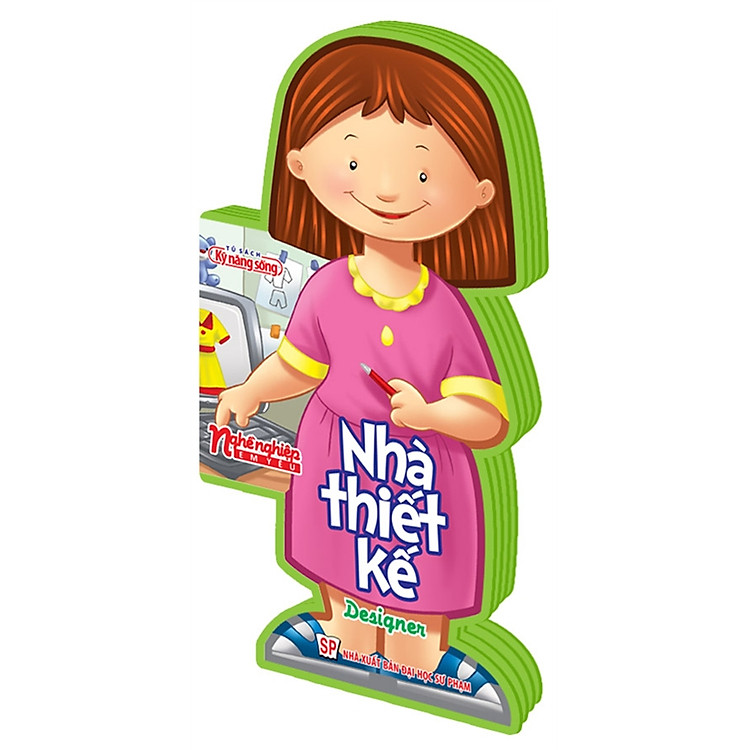 Sách Nghề Nghiệp Em Yêu - Nhà Thiết Kế: Designer - Màu Ngẫu Nhiên