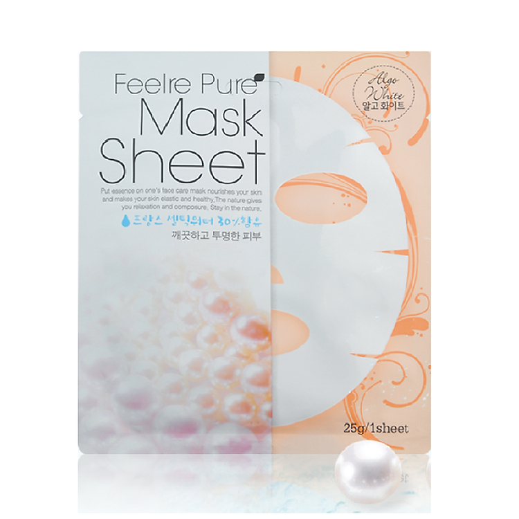 Mặt Nạ Chăm Sóc Da Hàng Ngày Mira Feelre Spa Mask Sheet - Bột Ngọc Trai - C329-P