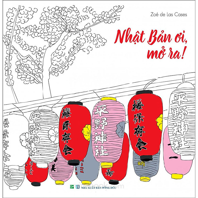 Nhật Bản Ơi, Mở Ra! (Sách Tô Màu Dành Cho Người Lớn)