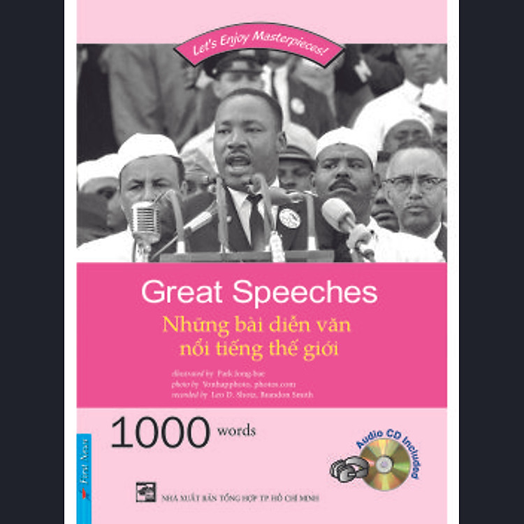 Sách Happy Reader - Great Speeches - Những Bài Diễn Văn Nổi Tiếng Thế Giới (Kèm CD)