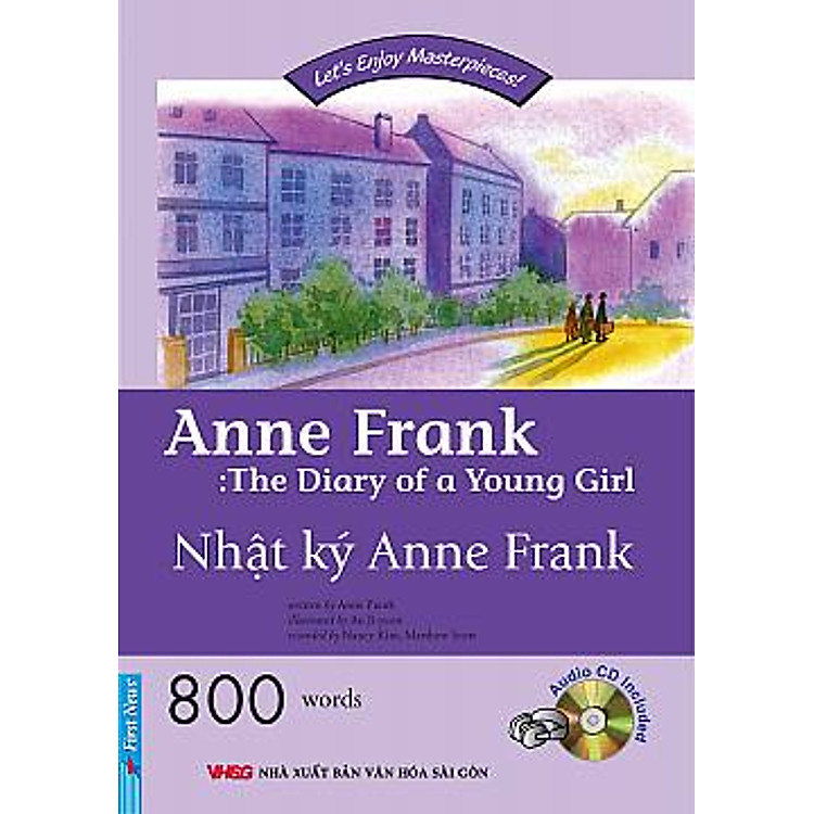 Sách Happy Reader - Nhật ký Anne Frank (Kèm 1CD)