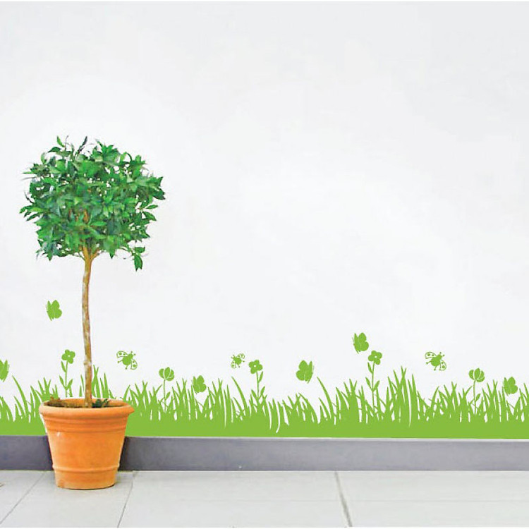 Decal Dán Tường NineWall Tall Grasses NN117