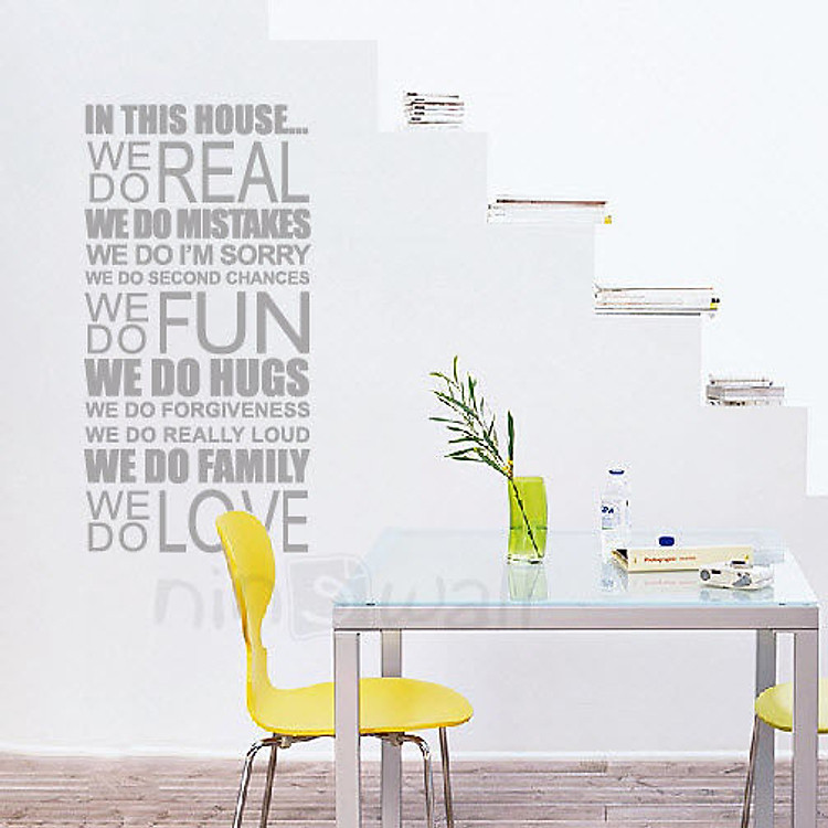 Decal Dán Tường NineWall In The House… TW016