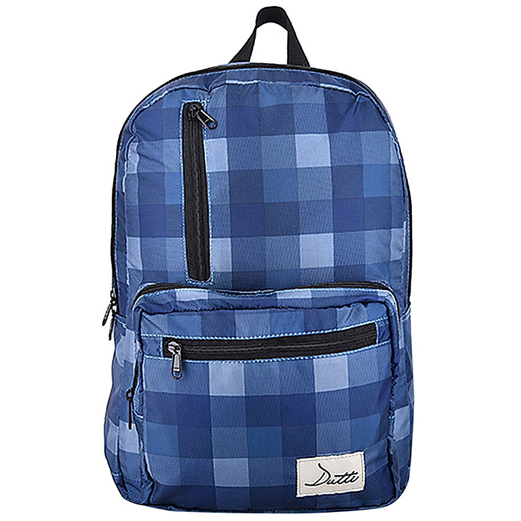 Balo Dutti No.02 Họa Tiết Caro - Xanh
