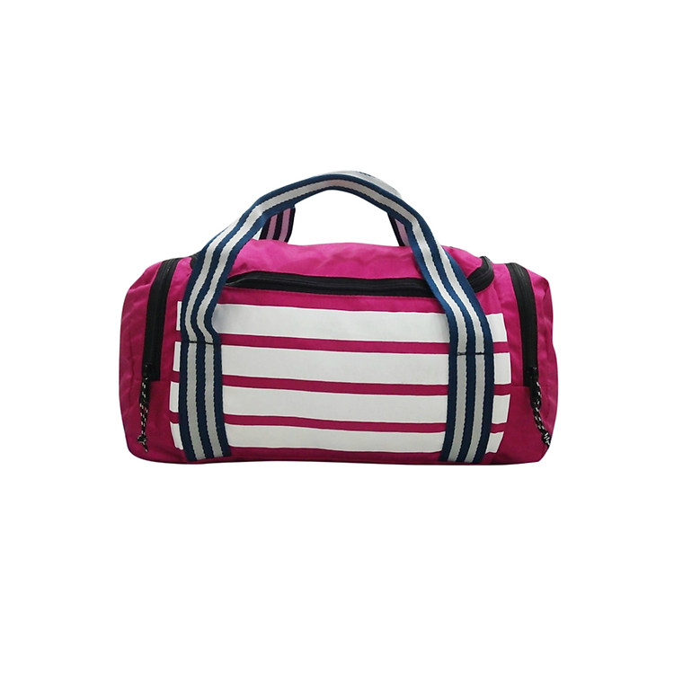 Túi Trống Dutti In Sọc No.11 - Hồng