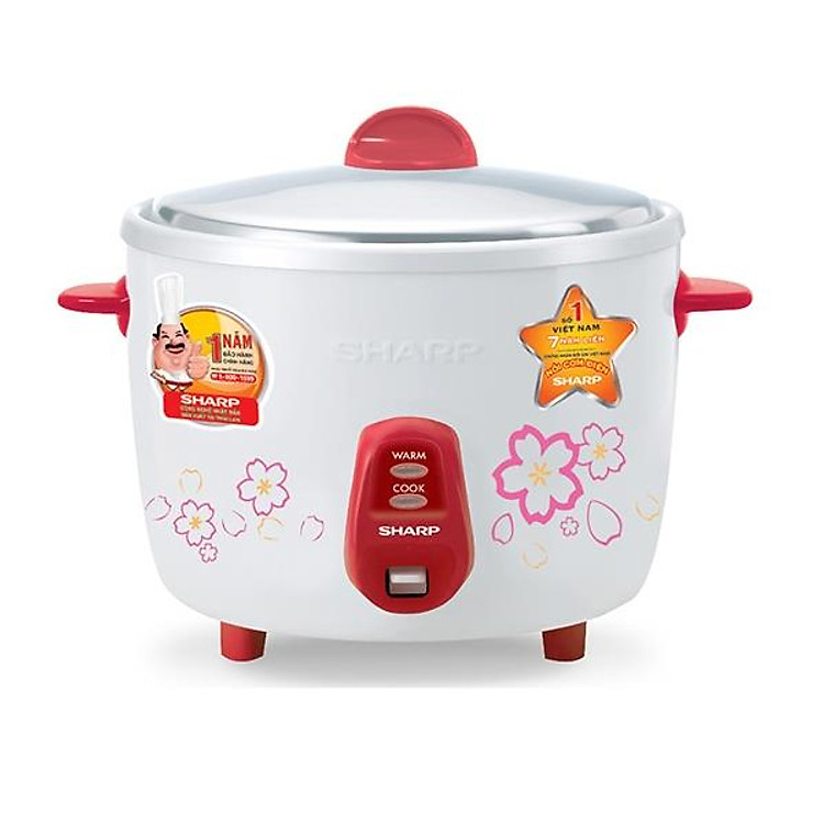Nồi Cơm Điện Nắp Rời Sharp KSH-N218V (1.8L) - Màu Ngẫu Nhiên - Hàng chính hãng