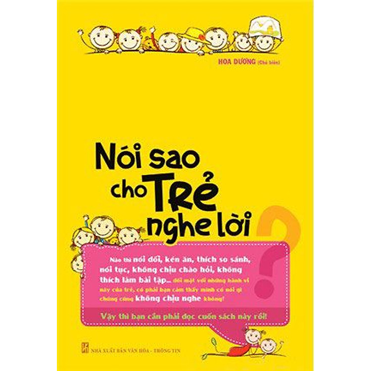 Sách Nói Sao Cho Trẻ Nghe Lời