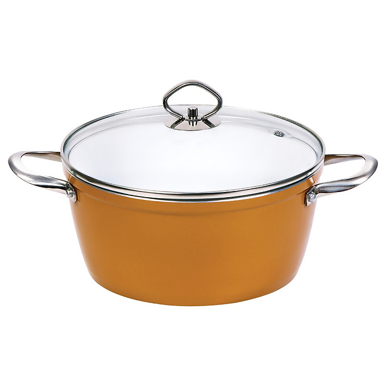 Nồi Ceramic Cao Cấp Honey’S HO-AP2C201 - Vàng - 20 cm