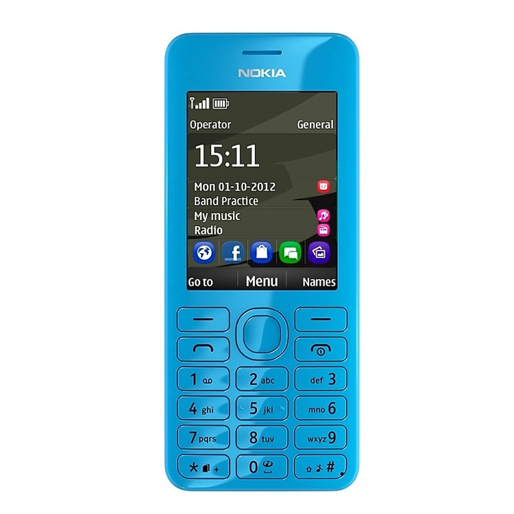 Điện Thoại Nokia Asha 206 - Hàng Chính Hãng