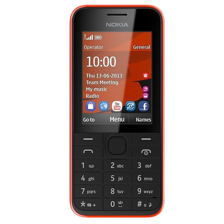 Điện Thoại Nokia 208 (2 Sim 2 Sóng) - Hàng Chính Hãng