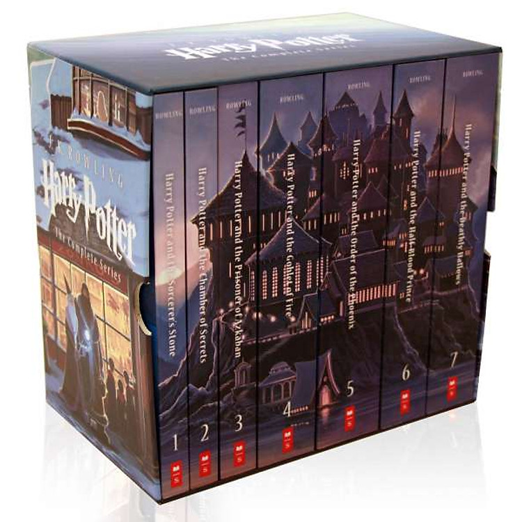 Sách Harry Potter: Special Edition Paperback Boxed Set: Books #1 to 7 (Scholastic US Version) (English Book)