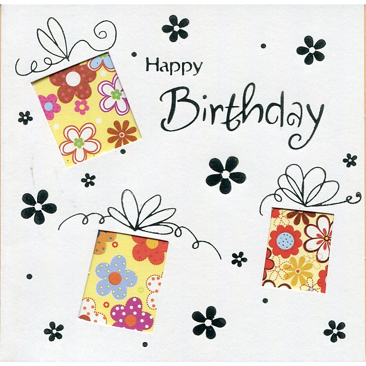 Thiệp Happy Birthday (Kiểu 3)