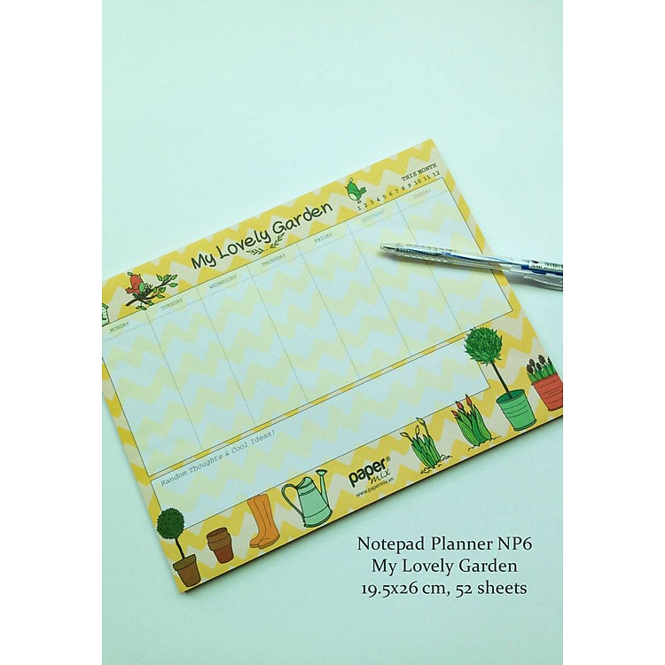 Notepad Planner My Lovely Garden - NP6